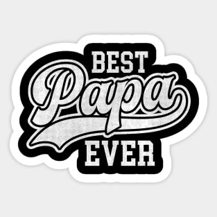 Best papa Ever baseball style Sticker